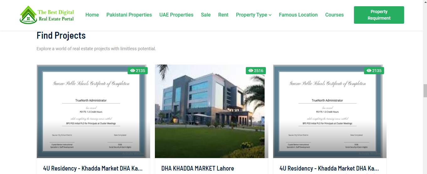 Real Estate Project